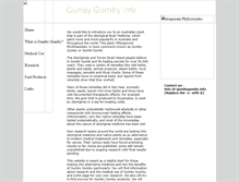 Tablet Screenshot of gumbygumby.info