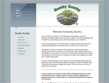 Tablet Screenshot of gumbygumby.com